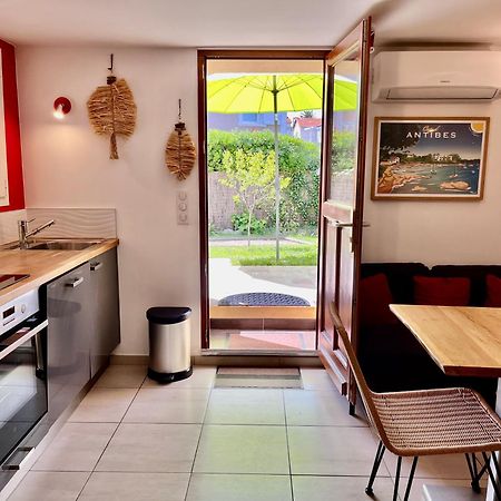 Appartement Deux Pieces Donnant Sur Un Jardin Antibes Ngoại thất bức ảnh